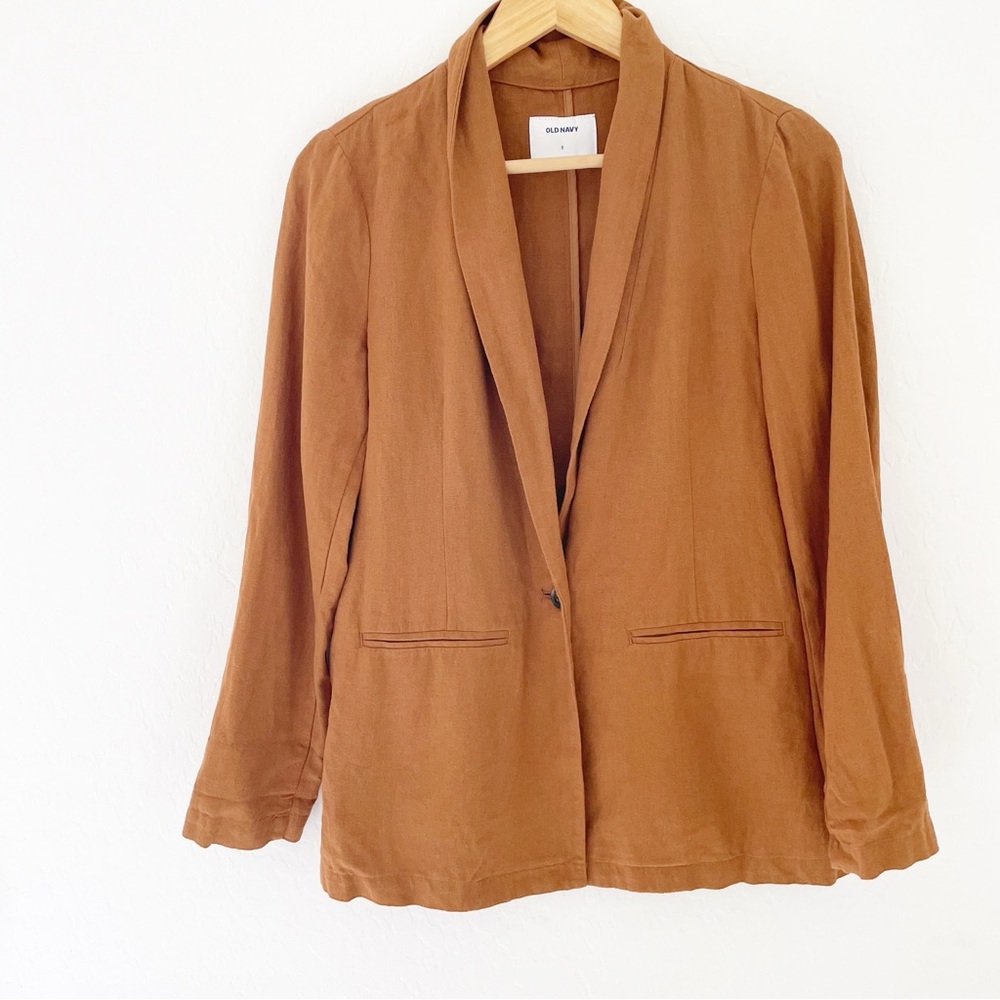 Old navy linen blend blazer size small